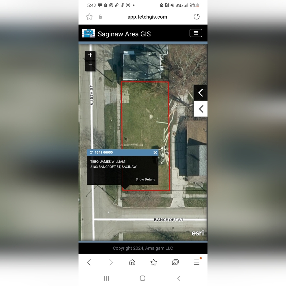 Vacant Land Deed 2103 Bancroft St Saginaw, Michigan 48601